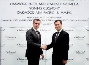 โอ๊ควูด ประกาศรุกตลาดไทยเต็มสูบ เตรียมเปิดโครงการใหม่ที่ศรีราชา ชลบุรี ปลายปี 60