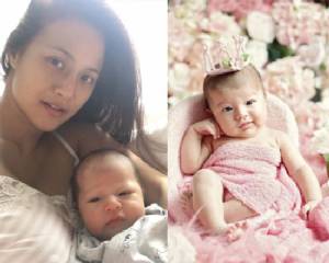 มืออาชีพยอมแพ้! "น้องทาเรีย" ลูกสาว "น้ำฝน กุลณัฐ" ฉายแววนางแบบวัย 1 เดือน