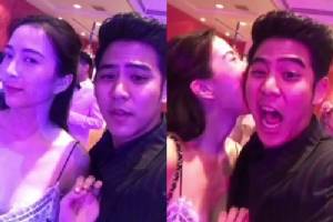 หมั่นเขี้ยว “เกรซ” กัดหู “พอร์ช” กลางงาน หวานไม่แคร์สายตา (คลิป)