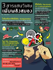 3 สารแสนวิเศษ เพิ่มพลังสมอง