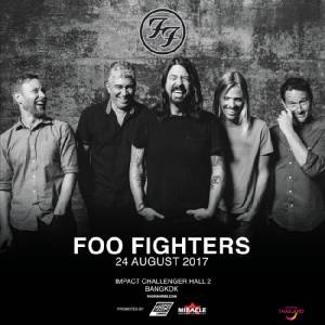 นับถอยหลังคอนเสิร์ตร็อคแห่งปี Foo Fighters live in Bangkok 2017