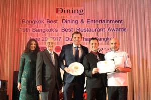 แอทติโก้ ห้องอาหารในเวนิวส์ การันตีคุณภาพด้วยรางวัล “Bangkok’s Best Restaurants Award”