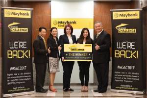 แสดงความยินดี ผู้ชนะโครงการ MAYBANK Go Ahead Challenge 2017