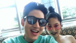 ชมคลิป "กอล์ฟ-ขวัญ" หวานปนฮา โชว์ท่อนแร็พเพลง "ก่อนฤดูฝน"