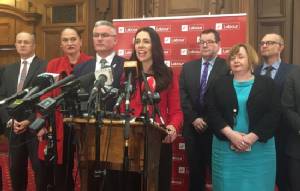 New Zealand opposition leader in sexism row over baby plan