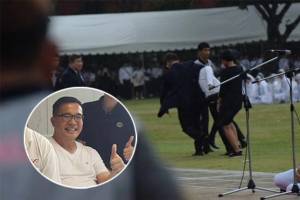 “ไป-ได้ภาพมั้ย!” เผยประโยคเตี๊ยม “เนติวิทย์-หนุ่มผมยาว” จัดฉากป่วนพิธีจุฬาฯ