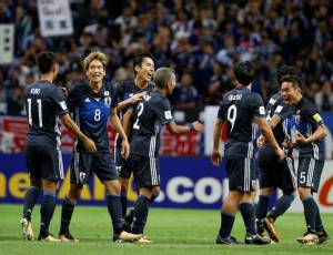 “ซามูไร” ตีตั๋วบอลโลก 6 สมัยรวด เปิดบ้านฝังจิงโจ้ 2-0