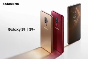 Galaxy S9 และ S9 Plus จะวางจำหน่ายสีใหม่คือทอง (Sunrise Gold) และแดง (Burgundy Red) ที่เกาหลีใต้และจีนในช่วงเดือนนี้