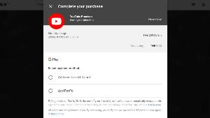 ก่อนจะทดลองชม YouTube Premium ได้ จะต้องสมัครและชำระค่าบริการก่อน