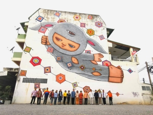 ว้าว! ชัยภูมิอาร์ตมาก ชม Street Art ”วาดบ้าน แปลงเมือง เล่าเรื่องชัยภูมิ VOL.1”