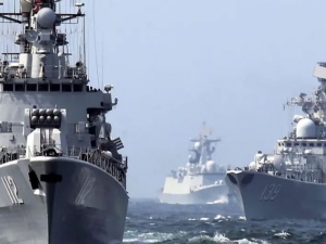 สหรัฐฯสะดุ้ง!!3อริศัตรู'จีน,อิหร่าน,รัสเซีย'ผนึกกำลังซ้อมรบทางทะเล