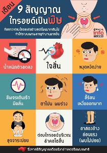 9 สัญญาณเตือน "ไทรอยด์เป็นพิษ"