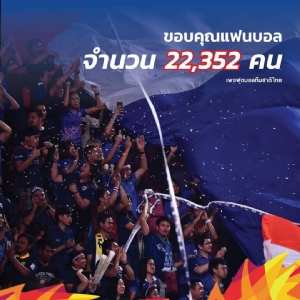 ช้างศึก ชน ออสซี แฟนบอลมากสุดในศึก AFC U-23