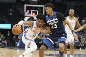 การ์ด "โอเคซี" จารึกสถิติ NBA ซัด "ทริปเปิล-ดับเบิล" 20 รีบาวน์ด อายุน้อยสุด