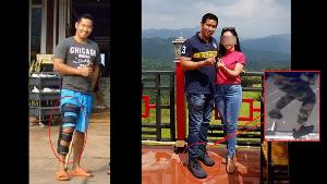 ที่มาท่าเดิน-รองเท้าก่อเหตุ...ภาพหลักฐานมัดตัว ผอ.ปล้นฆ่า 3 ศพ!