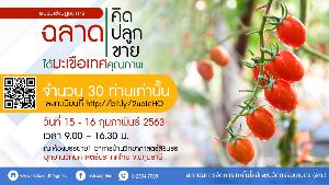 สวทช. จัดอบรมหลักสูตรฉลาดคิด ปลูก และขาย มะเขือเทศคุณภาพ