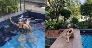 ชมลีลาความแซบของ "ท็อป ดารณีนุช" เมื่ออยู่ในชุดว่ายน้ำ