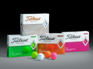 ลูกกอล์ฟ Titleist Velocity ตีได้ไกลขึ้นและให้วิถีลูกที่เหมาะสม