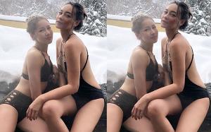 ไฟลุกในดงหิมะ! เมื่อ“บี น้ำทิพย์” สวมวันพีซเย้ยอากาศหนาวเหน็บ