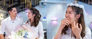 ลุ้นแต่งงาน? "เชียร์ ฑิฆัมพร" เขิน "ไฮโซบิ๊ก" ทำเซอร์ไพรส์รับวาเลนไทน์