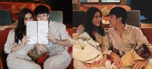 นึกว่าชูทะเบียนสมรส “หมาก” เกี่ยวก้อย คิม” สวีตหวานวันวาเลนไทน์