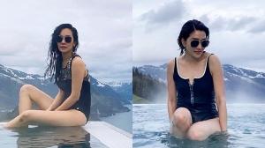 "นุ่น - เจี๊ยบ" อวดแซ่บท้าหนาวใส่วันพีซให้ลมโกรก ตามรอยซีรีส์ที่สวิต