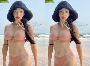อะร้าอร่าม “แม่อ๋อม สกาวใจ” ผู้เลอโฉมกับบักแตงโม เต่งเต้าตรึงตาสุดๆ