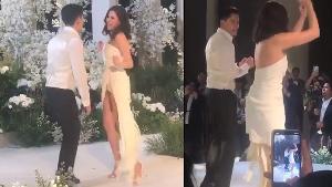 ชมคลิปลีลาแดนซ์ "กรณ์-ริต้า" ในงานวิวาห์สุดอลังฯ