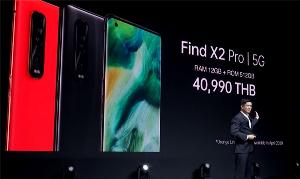 ออปโป้ บุกตลาดแฟลกชิปสมาร์ทโฟน 5G เปิดราคา 40,990 บาท