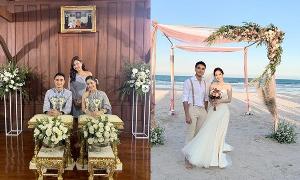 ชื่นมื่น!! “แพร ณัฏฐธิดา” อดีตดาราเด็ก จูงมือแฟนหนุ่มเข้าพิธีวิวาห์แล้ว
