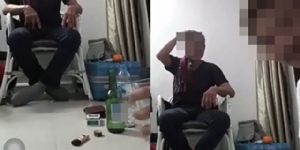 ไม่สำนึก! ผีน้อยไลฟ์สด ดื่มโซจู-สูบบุหรี่สบายใจในค่ายกักตัว แนะเพื่อนอย่าเพิ่งกลับไทย