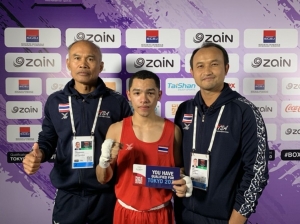 มาอีกหนึ่ง! "ธิติสรรค์" อัดกำปั้นจิงโจ้ คว้าตั๋วโอลิมปิก 2020