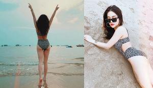 หนีไวรัสโควิด 19!! "แอร์ ภัณฑิลา" งัดความแซบกับบิกินี่ตัวจิ๋ว เขย่าทะเลพัทยา
