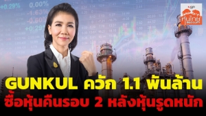 GUNKUL ควัก 1.1 พันล้านซื้อหุ้นคืนรอบ 2 หลังหุ้นรูดหนัก