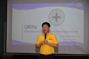 รพ.ธรรมศาสตร์ใช้ OKRs รับมือไวรัสโควิด-19 ได้ผล / ดร.สุวัฒน์ ทองธนากุล
