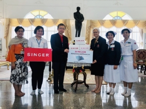 ซิงเกอร์จัดโครงการเย็บหน้ากากอนามัยให้โรงพยาบาล