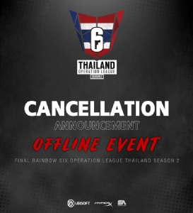 รอบชิงฯ "Rainbow Six" ไทยลีก ปรับสู่การแข่งออนไลน์ เซ่นพิษโควิด-19