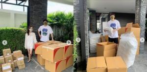 ช่วยกันคนละไม้คนละมือ! “อาเล็ก-เต้ย” ร่วมบริจาคชุด PPE ส่ง 5 โรงพยาบาลสู้โควิด-19