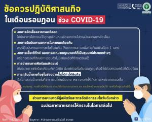 ประกาศมาตรการป้องกันการแพร่ระบาดของโควิด-19 ช่วงเดือนรอมฎอน
