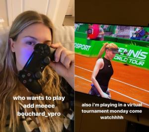 “บูชาร์ด” สาวนักอ่อย ชวนแฟนคลับดวลเทนนิสบน PS4