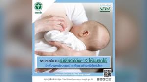สบายใจได้! กรมอนามัย เผย แม่หลังคลอดเข้าข่ายหรือติดเชื้อโควิด-19 สามารถให้นมลูกได้ปกติ