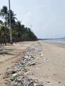 เทียบความต่าง “หาดบางแสน” ช่วงปิดโควิด-19 กับหลังเปิดเพียง 1 วัน