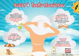 รับมือ! 4 โรคที่มากับหน้าร้อน
