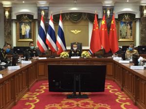 กลาโหมไทย-จีน วิดีโอคอนเฟอเรนซ์แลกเปลี่ยนความรู้ป้องกันโควิด-19