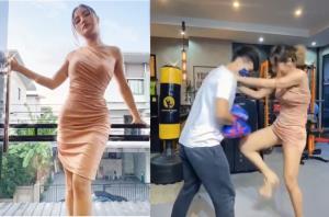 โสดยังไงให้ดูโหด! "กระแต อาร์สยาม" แต่งสวย เตะต่อยอย่างเดือด (คลิป)
