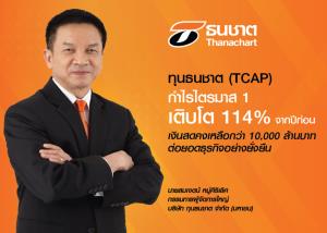 TCAP กำไร Q1 โต 114% เล็งลงทุนต่อยอดธุรกิจอย่างยั่งยืน