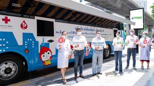 เครือไทย โฮลดิ้งส์ อาสาทำดี  ชวนชาวสีลมบริจาคโลหิต ช่วยกาชาดฝ่าวิกฤตโควิด-19