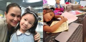 จ่ายค่าเทอมเต็มแต่สอนเอง!! “แอน อลิชา” สุดทนโพสต์สงสารลูก นั่งเรียนออนไลน์วันแรก