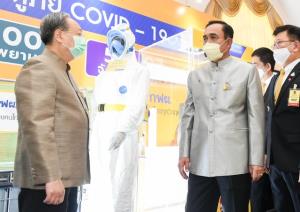 นายกรัฐมนตรีรับมอบนวัตกรรมทางการแพทย์จากกระทรวงพลังงาน กฟผ. สนับสนุนรัฐต้าน COVID-19