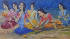 จิตรกรรมบนฝาผนังโบสถ์ : สื่อแห่งศรัทธาในศาสนา